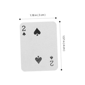 Hohopeti 24 Sets Mini Deck of Cards for Travel Compact Play Cards for Adults Party Favors Games for Go Entertainment