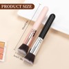 Foundation Brush, 2 Pack Flat Top Kabuki Foundation Brush, Face