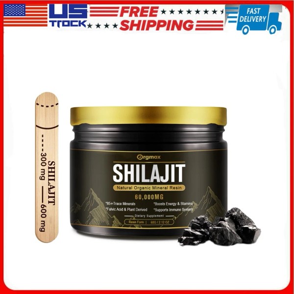 Orgmax Pure 100% Himalayan Shilajit Stamina Strength Shilajit Resin Natural