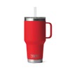 YETI Rambler Straw Cup, Rescue Red, 35 oz (1035 ml)