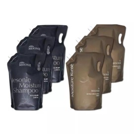Mesonie 메소니에 대용량 리필팩 (샴푸 린스) 2kg x6개입 (3세트) Maisonnie Large Capacity Refill Pack (Shampoo Rinse) 2kg x 6 pieces (3 sets)