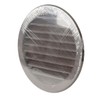 La Ventilazione T16RM Flush-Mounted Grille Round Plastic Brown Diameter 190
