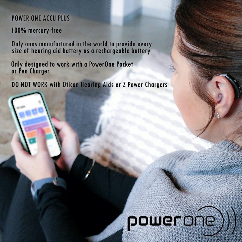 Power One ACCU Plus Size 312 Hearing Aid Battery (Pack