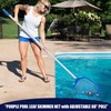 Pool Cleaning Kit, 18'' Pool Brush Head & Pool Skimmer