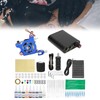 10 Wraps Tattoo Coil Machine Kit Mini Tattoo Power Supply