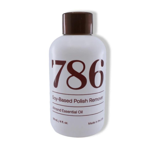 786 Cosmetics Soy-Based Nail Polish Remover - Acetone Free, with