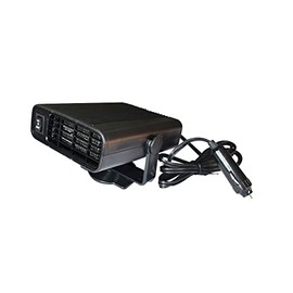 Yuauy Car Heater Vehicle Fan 2 in1 Portable 30 Seconds Fast Heating Quickly Defrosts Defogger 12V 150W Auto Ceramic Heater Cooling Fan Plug in Cig Lighter Demister Black