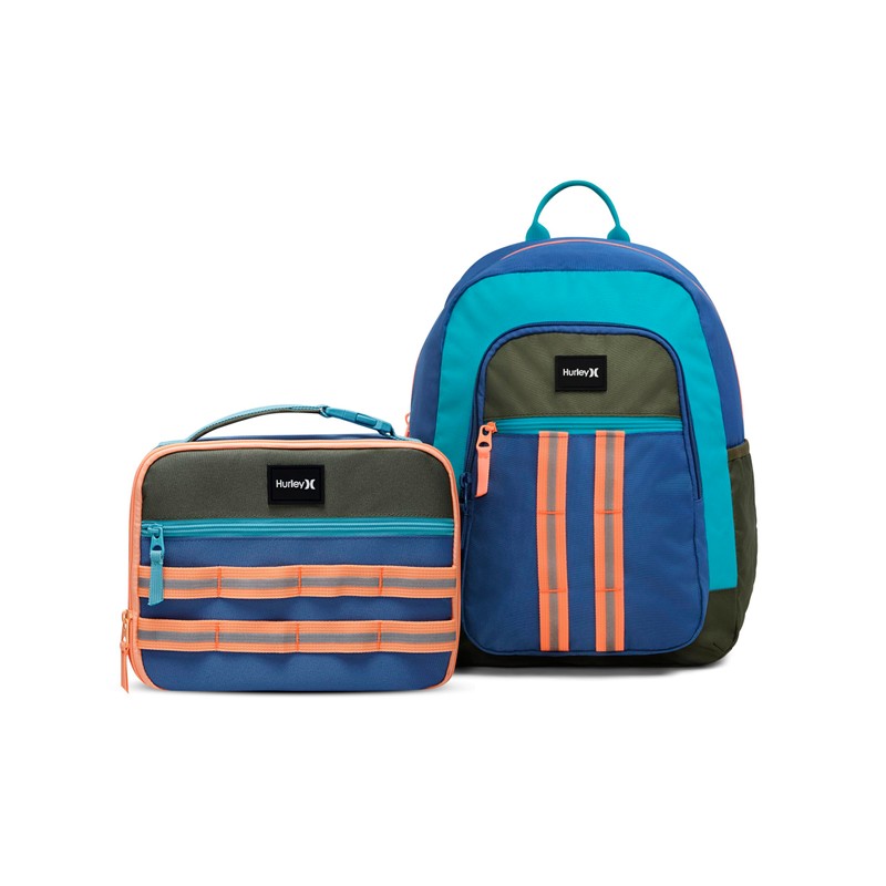 Hurley Kid's School Backpack, Shoreline/Beetle, One Size