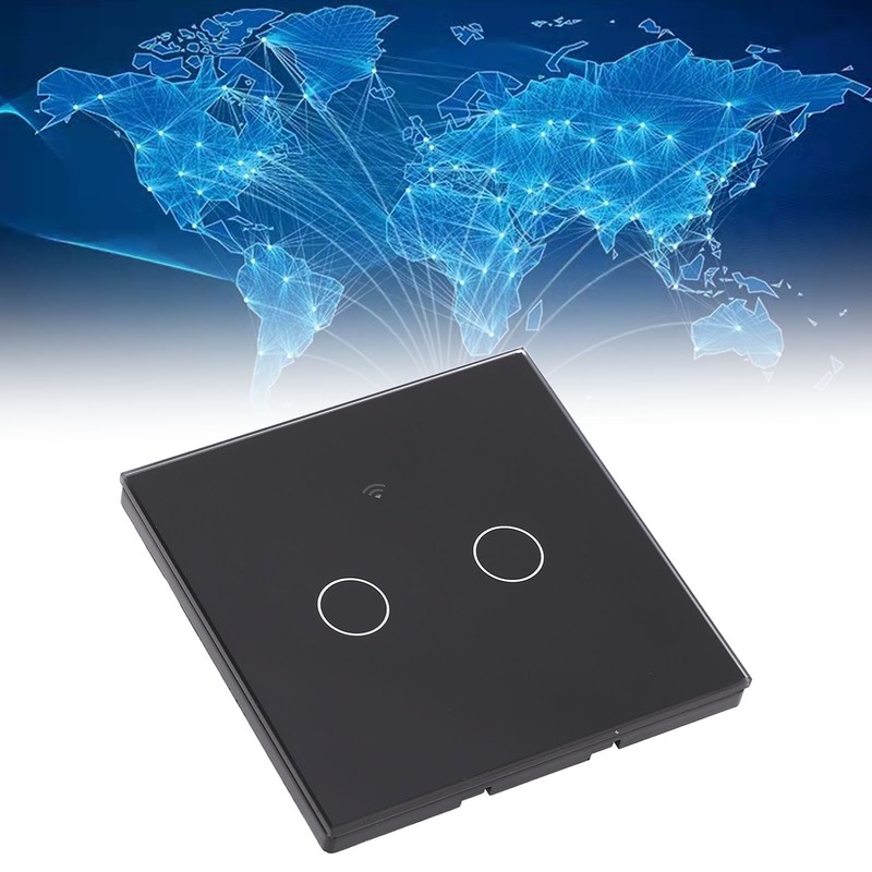 Remote Control Switch 2 Way WiFi AC 80‑260V 10A Touch