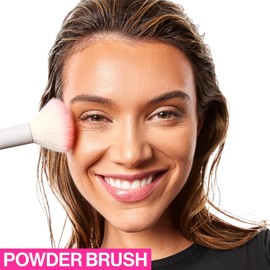 Wet n Wild Brocha de Maquillaje para Polvos Brocha Profesional Suave para Polvo Compacto y Polvo Suelto Brochas de Maquillaje Premium Cruelty Free y Veganas para Rostro