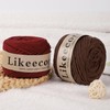 Likeecords - Cordón de macramé 100% algodón de 1,5 mm