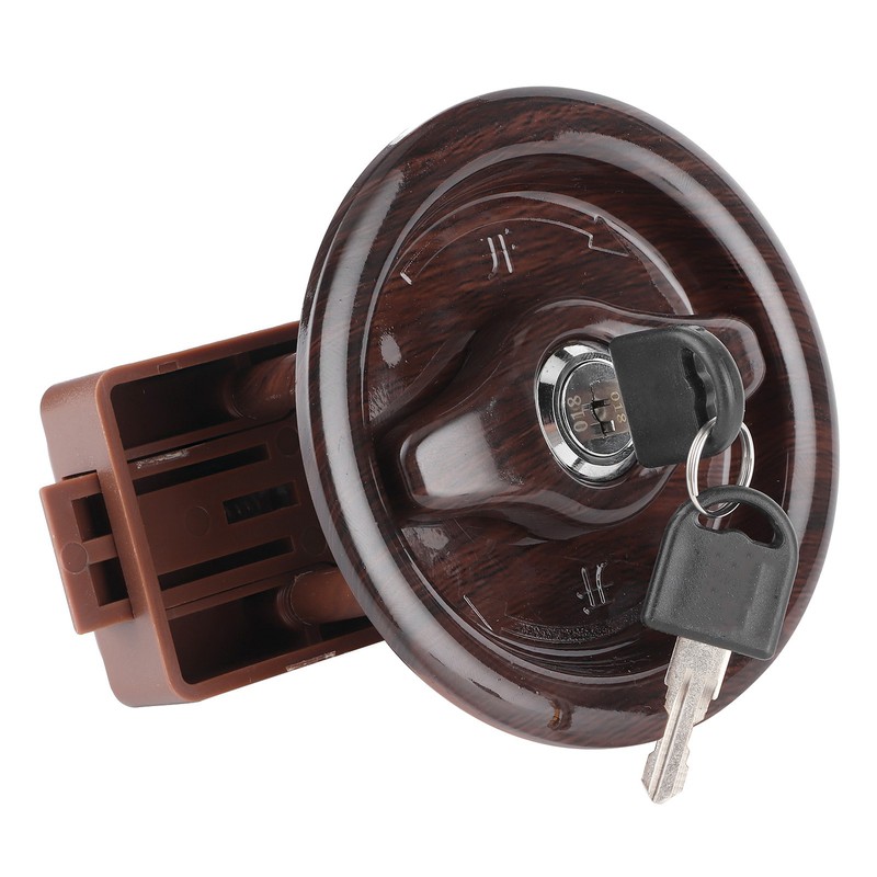 RV Toilet Bathroom Door Lock with 2 Key for Caravan