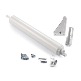 Ideal Security Model 1730 Heavy Duty Pneumatic Screen and Storm Door Closer Replacement, 10.5" L x 1.5" W x 1.5" H, Adjustable Speed, Smooth Closing for Heavy Doors, Easy Install, White
