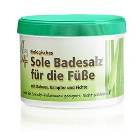 CristinenMoor Biological brine bath salt for the feet, 500 g, 100% natural foot care, against dryness, sweaty feet, foot odour, natural cosmetically certified by ICADA
