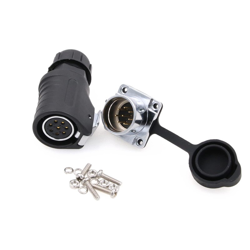 ZBLZGP LP20 Waterproof Aviation Connector IP65 Solar Panel Charge Connector