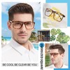 MARE AZZURO Oversized Bifocal Reading Glasses +1.25 Men Blue Light