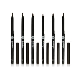 NICKA K NEW YORK NK Auto Eye Liner - (6-PACK) (AA02 - DARK BROWN)