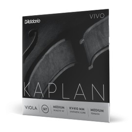 D'Addario Kaplan Vivo Viola Strings - Full Set - KV410 MM - Viola Strings - Medium Scale, Medium Tension