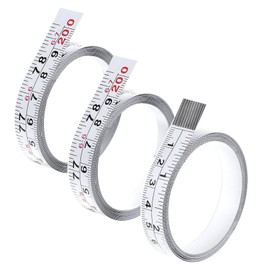 3PCS Self-Adhesive Measuring Tape, 200cm/80In Imperial and Metric Scale Peel and Stick Tape Measure, Suitable for Workbenches, Table Saws, Drafting Tables