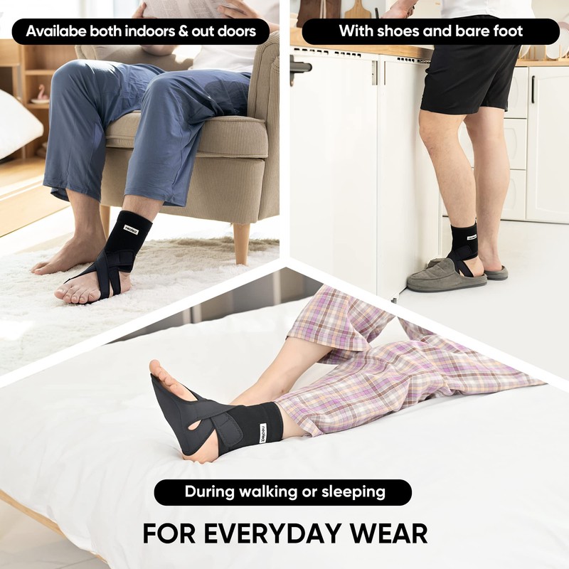 NEOFECT Drop Foot Brace - Adjustable AFO Ankle Brace for