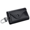 Aki Kumaya Slim Type Leather Folding Key Case for Cards,