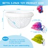 3-in-1 Floating Betta Hammock Cave & Betta Leaf Pad with