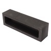 Graphite Ingot Mold 6.6lb Alchemy Capacity Rectangular Refining Graphite Casting