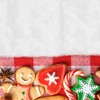HEMOTON White Christmas Table Runner Plush Faux Fur Table Runner