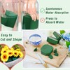 6 Pcs Floral Foam Blocks,Green Wet Dry Florist Foams for