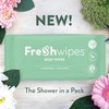 FreshWipes Antibacterial Body Wipes For Adults 1 Pack (12 Wipes)