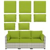 Pakunoda 8 pcs Outdoor Cushion Slipcovers Outdoor Patio Cushions Covers