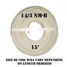 Southwire 14/3 NM-B x 15' Southwire "Romex®" Electrical Cable