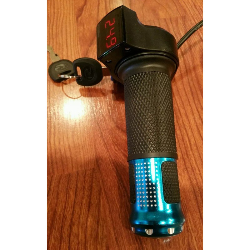 universal E Bike electric scooter 60v Throttle with Key Digital