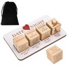 Leogony Date Night Dice for Couples, Reusable Love Decision Dice,