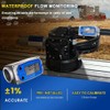 1 Piece Digital Flow Meter Aluminum Alloy Fuel Meter Turbine