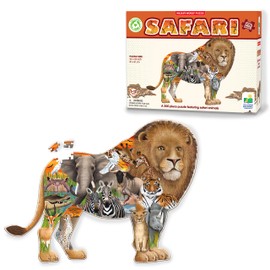 The Learning Journey U223697 Wildlife World-Safari Puzzle (200pcs), One Size