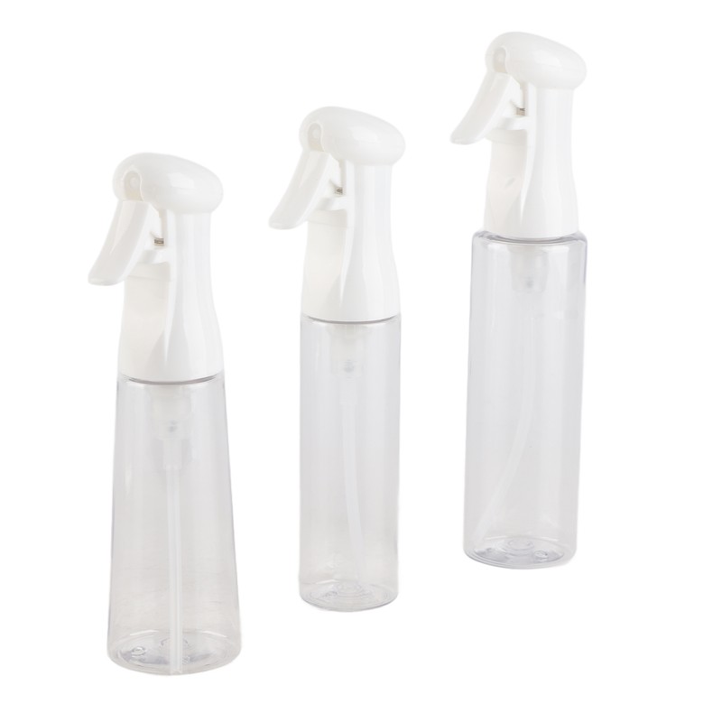 3pcs Fine Mist Spray Bottle Refillable Uniform Spraying Ergonomic Design
