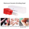 Ceramic Nail Drill Bit Ceramic Cutter with Display Base Nail