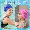 JolliLudo 6 Pcs Extra Large Swimming Cap for Braids and