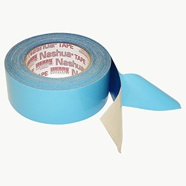 Nashua CleanDrape Double-Sided Abatement/Sheeting Tape: 2 in. x 60 ft. (Natural and Blue)
