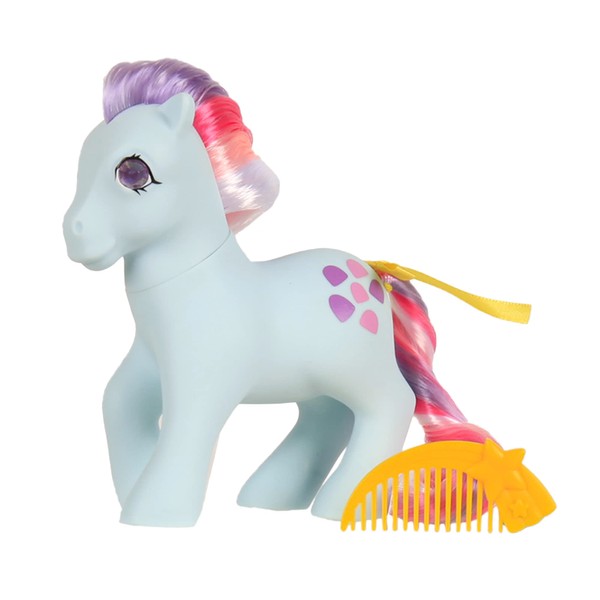 My Little Pony | Sweet Stuff Classic Rainbow Ponies | Twinkle-Eyed Collection, Retro Horse Gifts, Toy Animal Figures, Horse Toys for Boys and Girls Ages 4+ | Basic Fun 35297