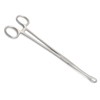 Precise Canada: Sponge Forceps 10" Straight Smooth Jaw Stainless Steel