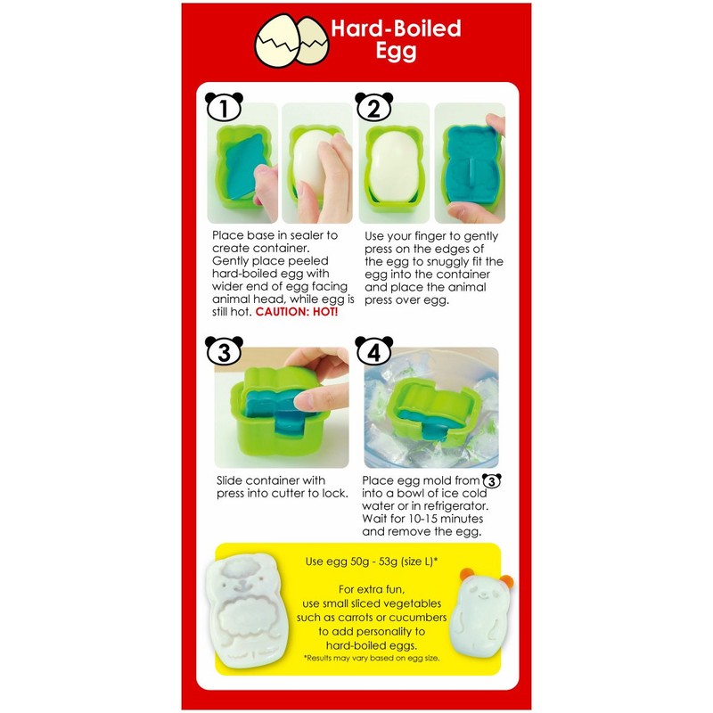 CuteZCute Animal Palz Mini Bento Sandwich Stamping Cutter & Eierformer