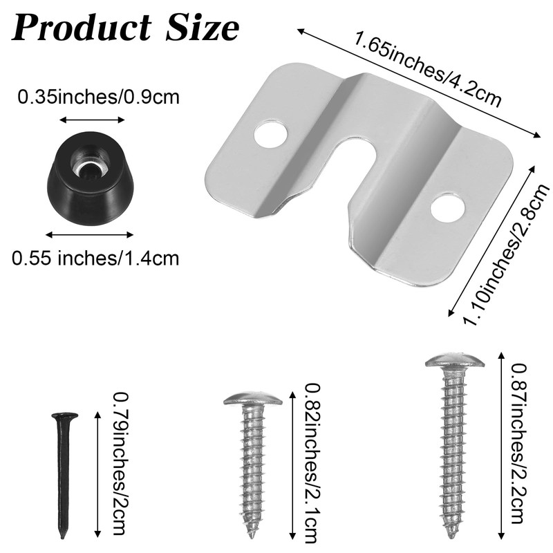 Portable Dartboard Mounting Bracket Kit, Darts Holder Wall Mount Includes