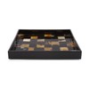 Howard Elliott Elias Horned Tiled Wooden Serving Tray with Handle,