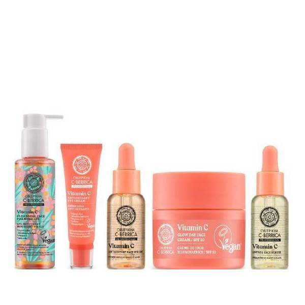 Natura Siberica Super Glow Oblepikha C-Berrica Cleansing Face Foaming Gel,