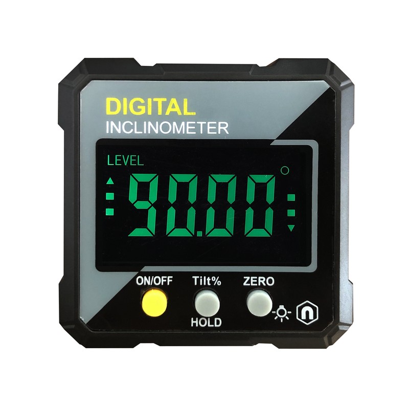IP54 4*90° Portable Digital Inclinometer LCD Backlight Digital Protractor Slope