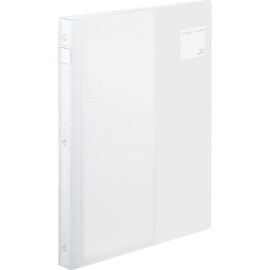 コクヨ ファイル クリヤーブック ウェブレ 替紙式 A4 ホワイト ラ-T100W