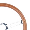 MR HELLO 15" Inch Classic Wood Grain Grip Steering Wheel