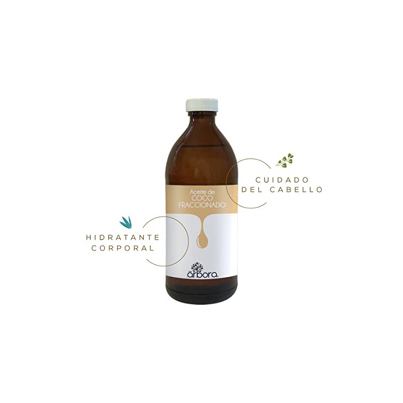 Árbora Aceite de Coco Fraccionado certificado para masaje y aromaterapia